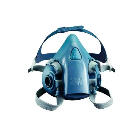 [PR0010] RESPIRADOR MASCARA MEDIA CARA DE SILICON 7502 3M