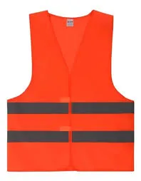 [SE0011] CHALECO VIAL CON C/R NARANJA