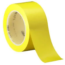 CINTA DELIMITADORA AUTOADHESIVA DE PVC AMARILLA 50MMX30M