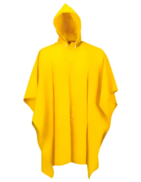 [CP0023-S] IMPERMEABLE PONCHO AMARILLO TALLA UNICA (S)