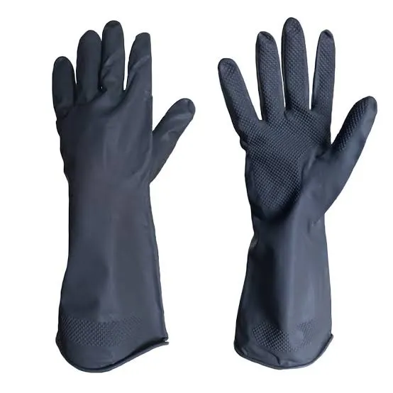 GUANTE DE LATEX NEGRO (PAR)